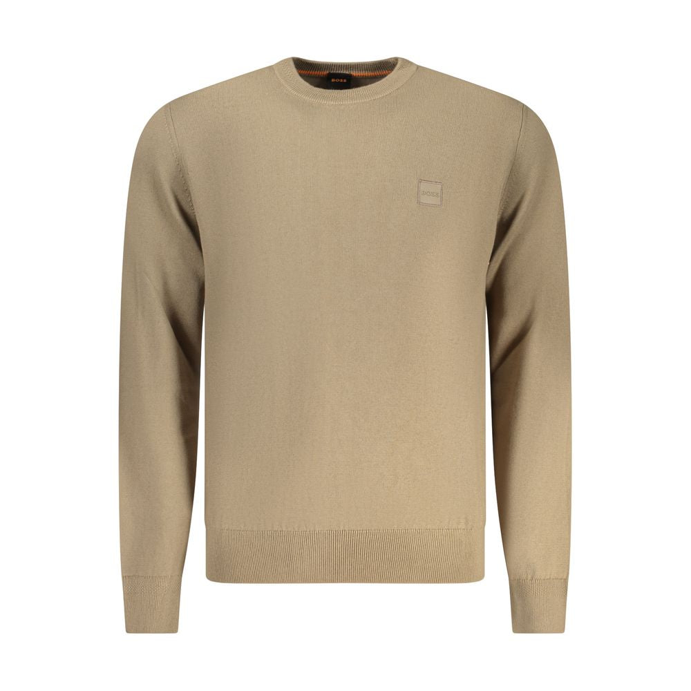 Marrone Cotton Men Sweater - ventzia