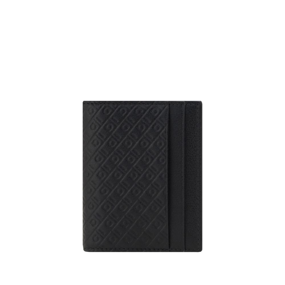 Black Calf Leather Bos Taurus Wallet - ventzia