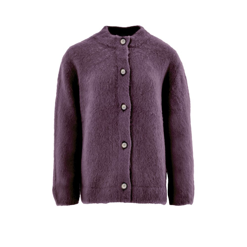 Bordeaux Wool Cardigan - ventzia