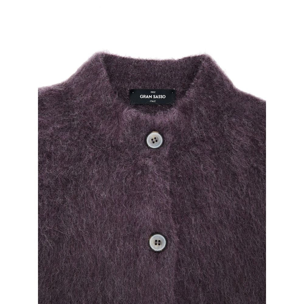 Bordeaux Wool Cardigan - ventzia