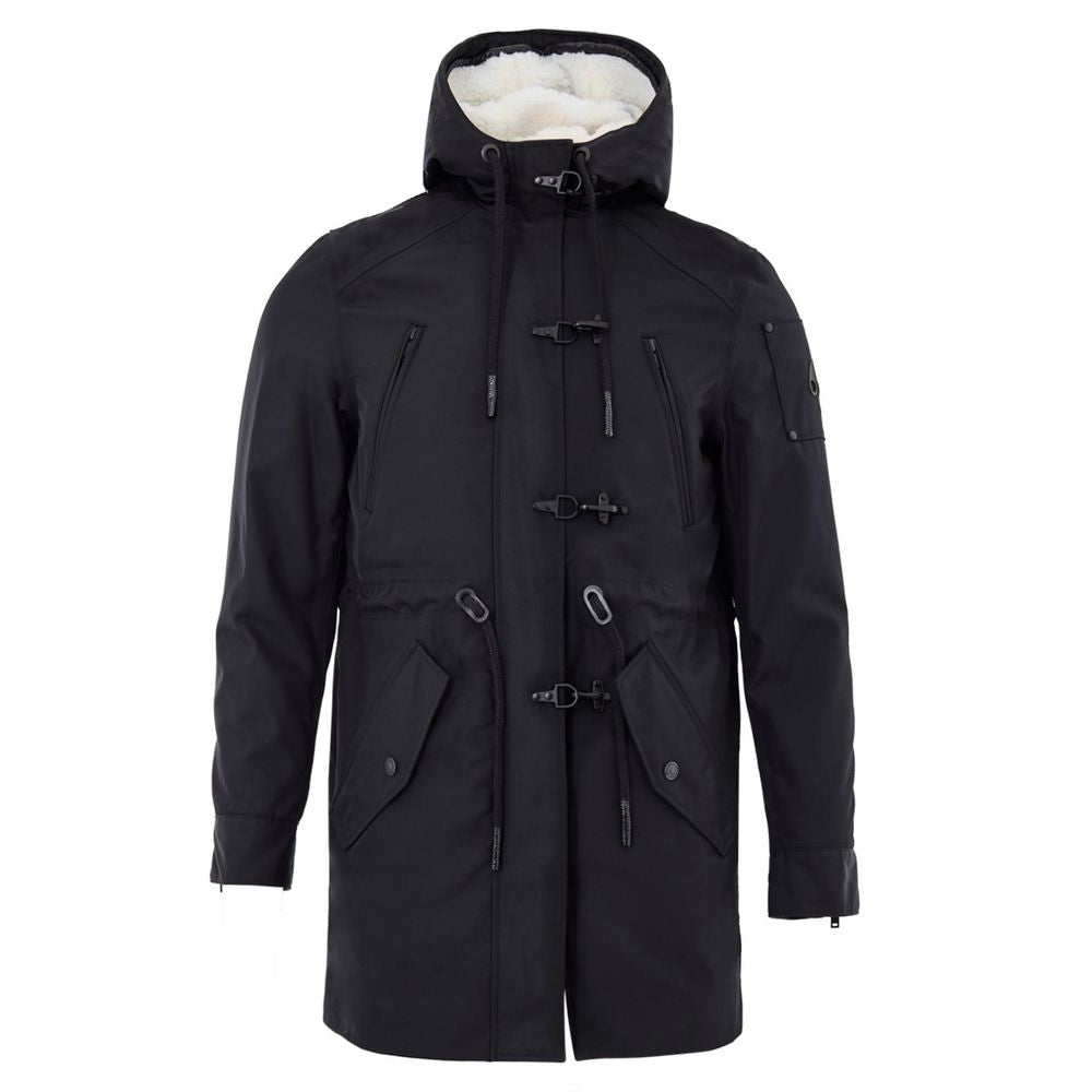 Blue Nylon Parka - ventzia