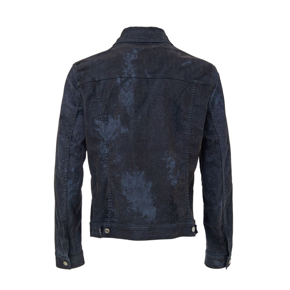 Gray Cotton Denim Jacket - ventzia