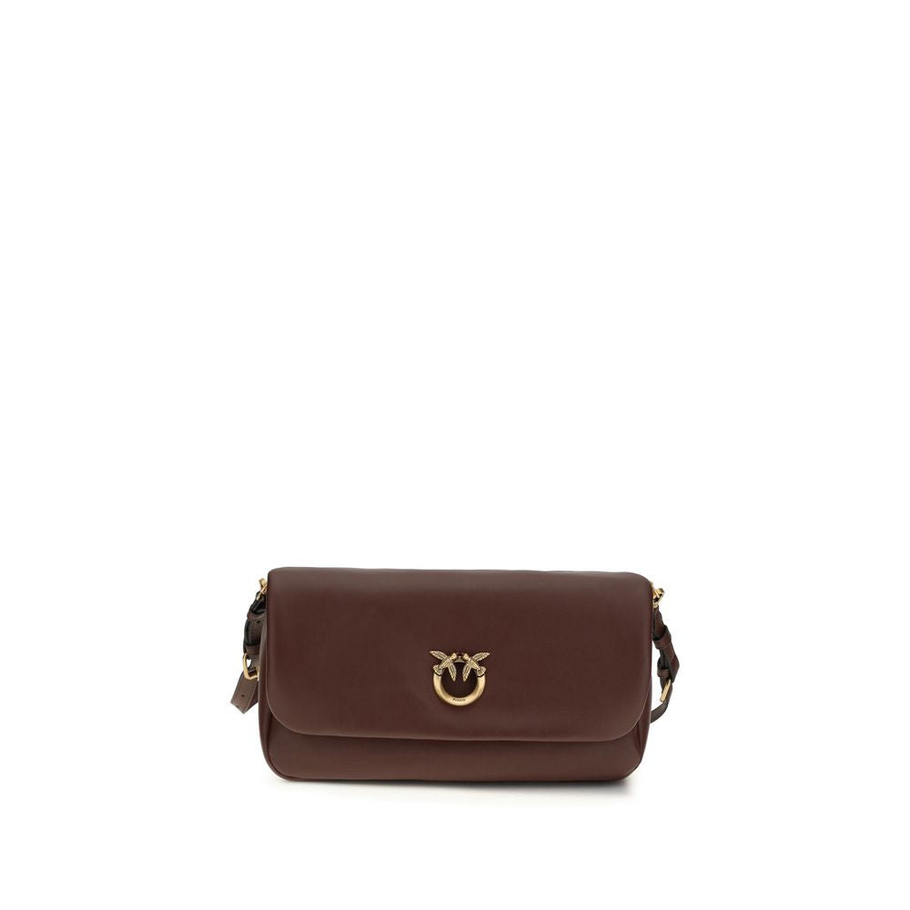 Brown Calf Leather Bos Taurus Shoulder Bag - ventzia