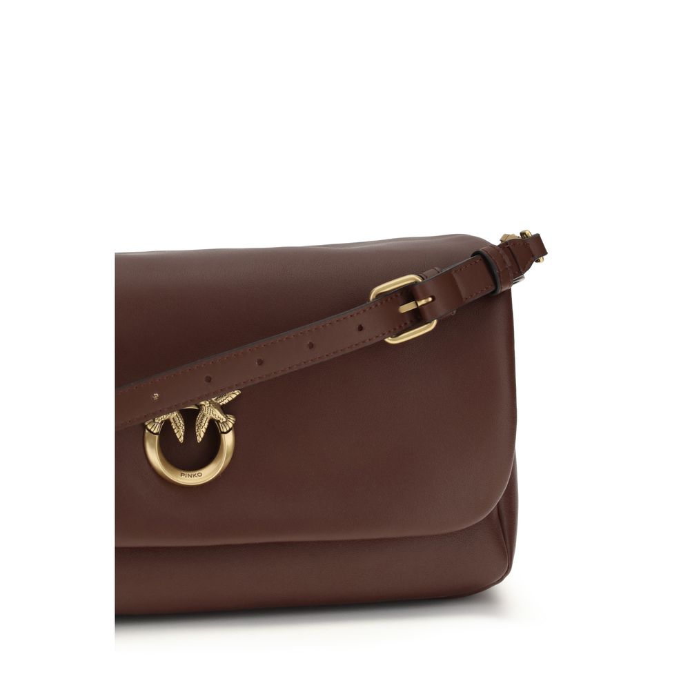 Brown Calf Leather Bos Taurus Shoulder Bag - ventzia