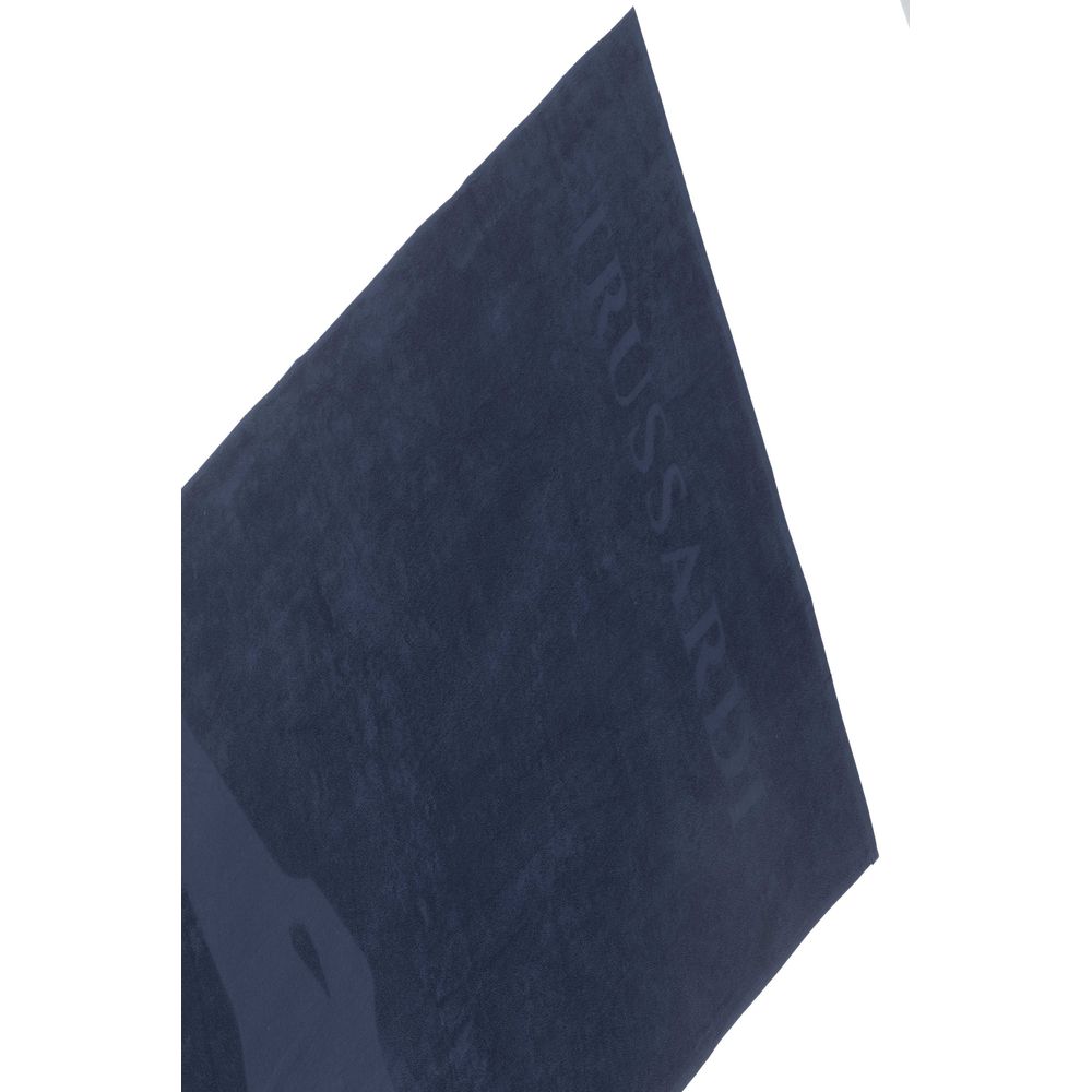 Blue Cotton Men's Beach Towel - ventzia