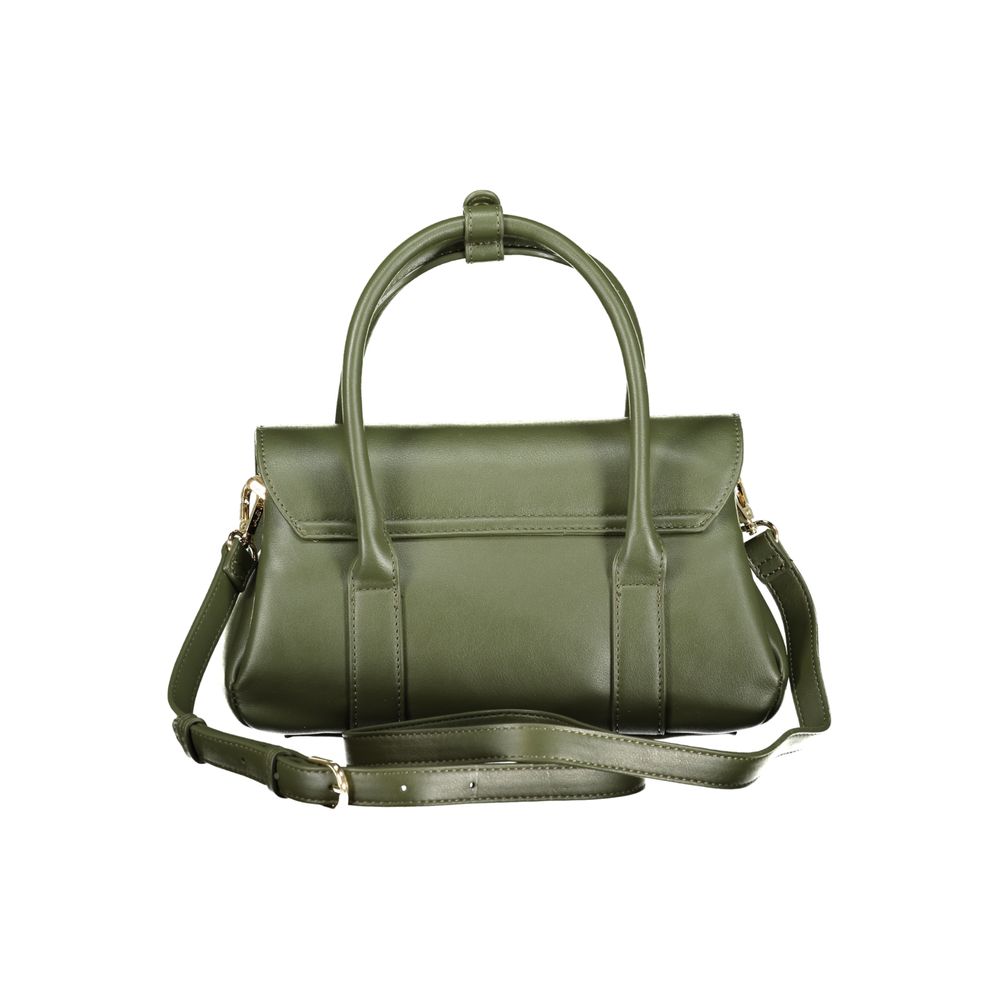 Verde Polyurethane Women Handbag - ventzia
