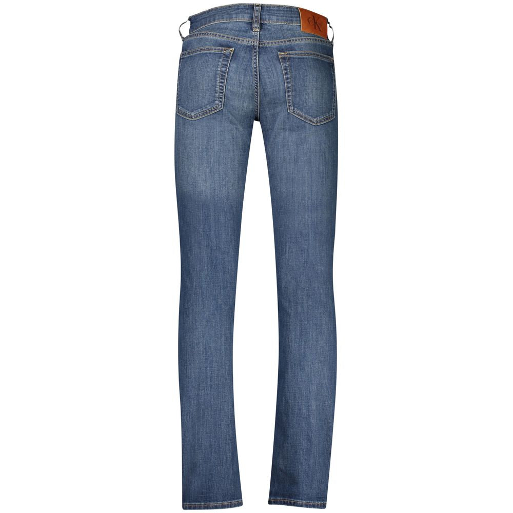 Blue Cotton Men's Jeans - ventzia
