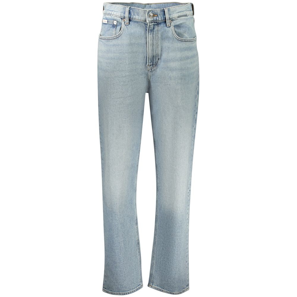 Azzurro Cotton Women Jeans - ventzia