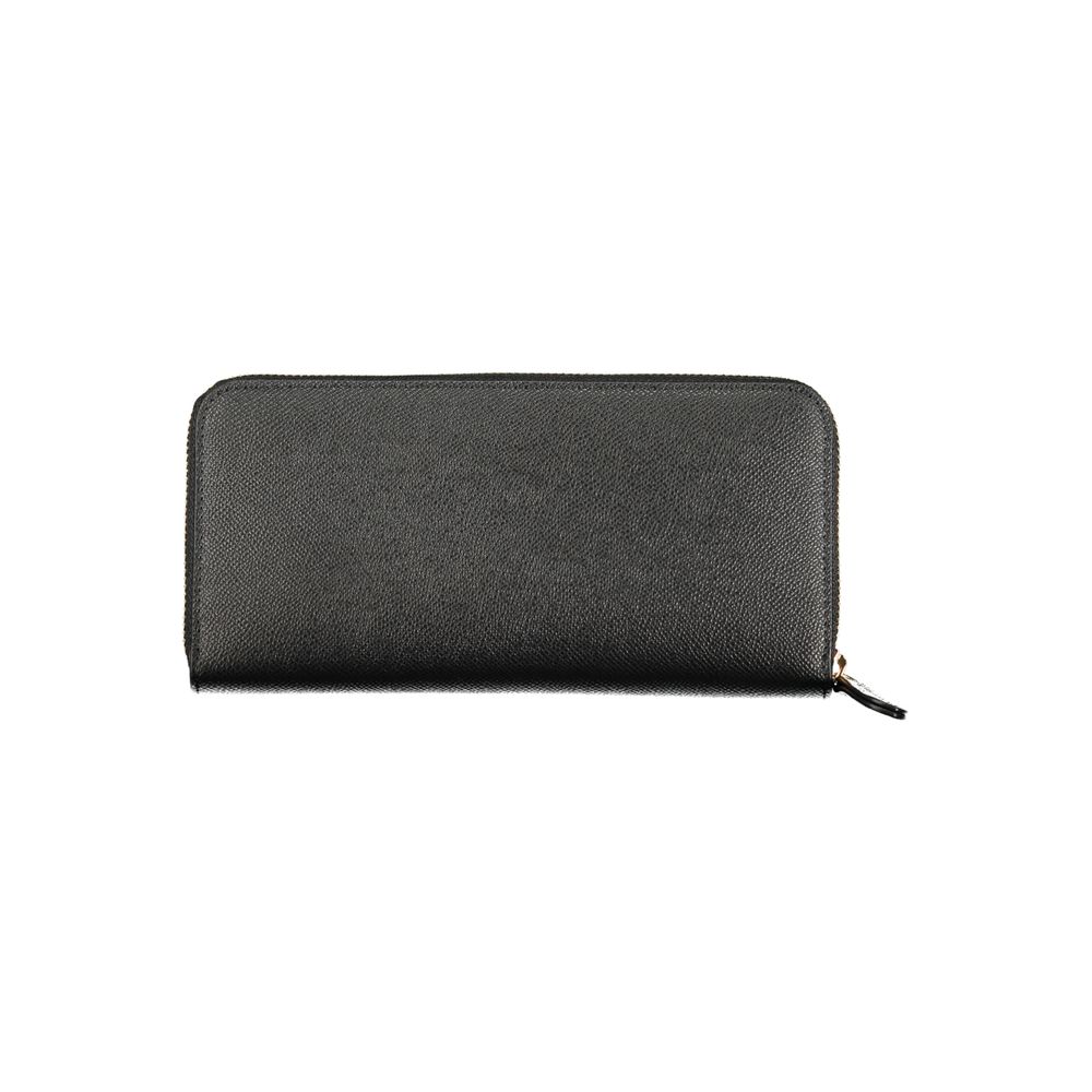 Nero Poliuretano Women Wallet - ventzia