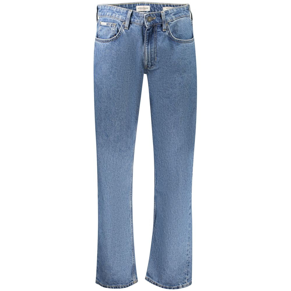 Blu Cotton Men's Jeans - ventzia