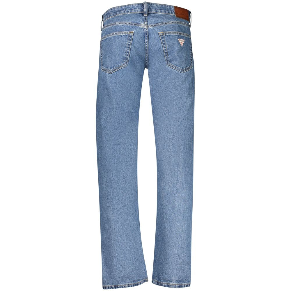 Blu Cotton Men's Jeans - ventzia