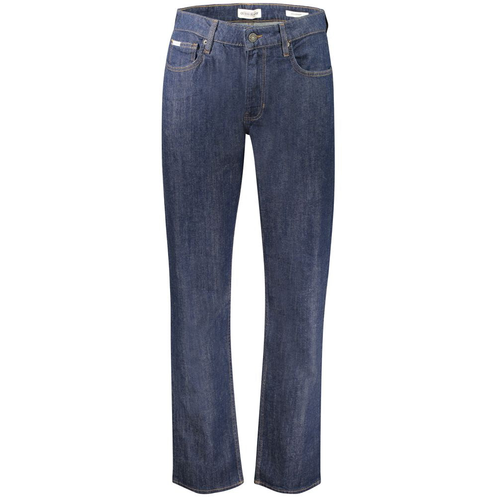 Blu Cotton Men's Jeans - ventzia