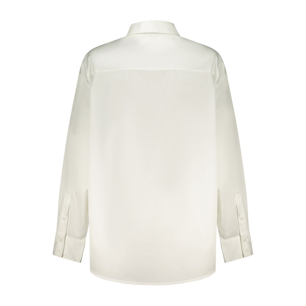 Bianco Cotton Women Shirt - ventzia