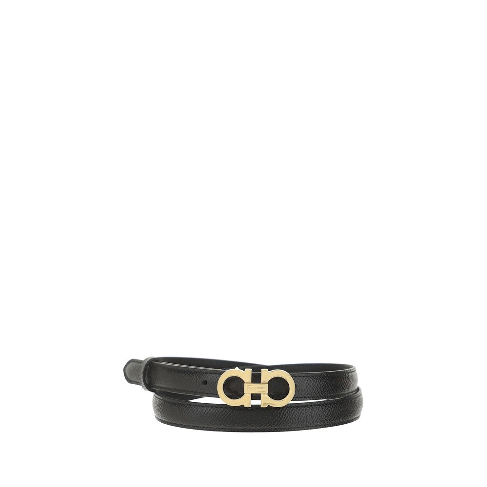 Brown Calf Leather Bos Taurus Thin Belt - ventzia