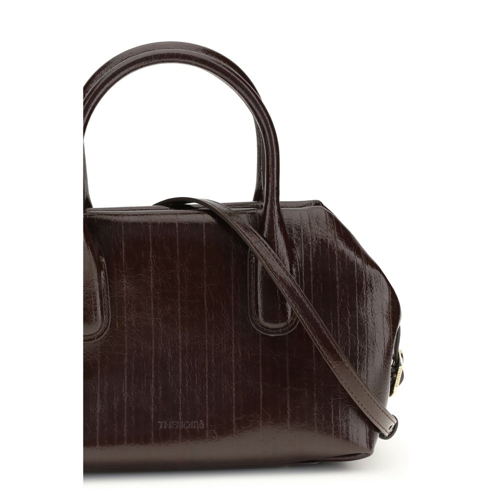 Brown Polyethylene Shoulder Bag - ventzia