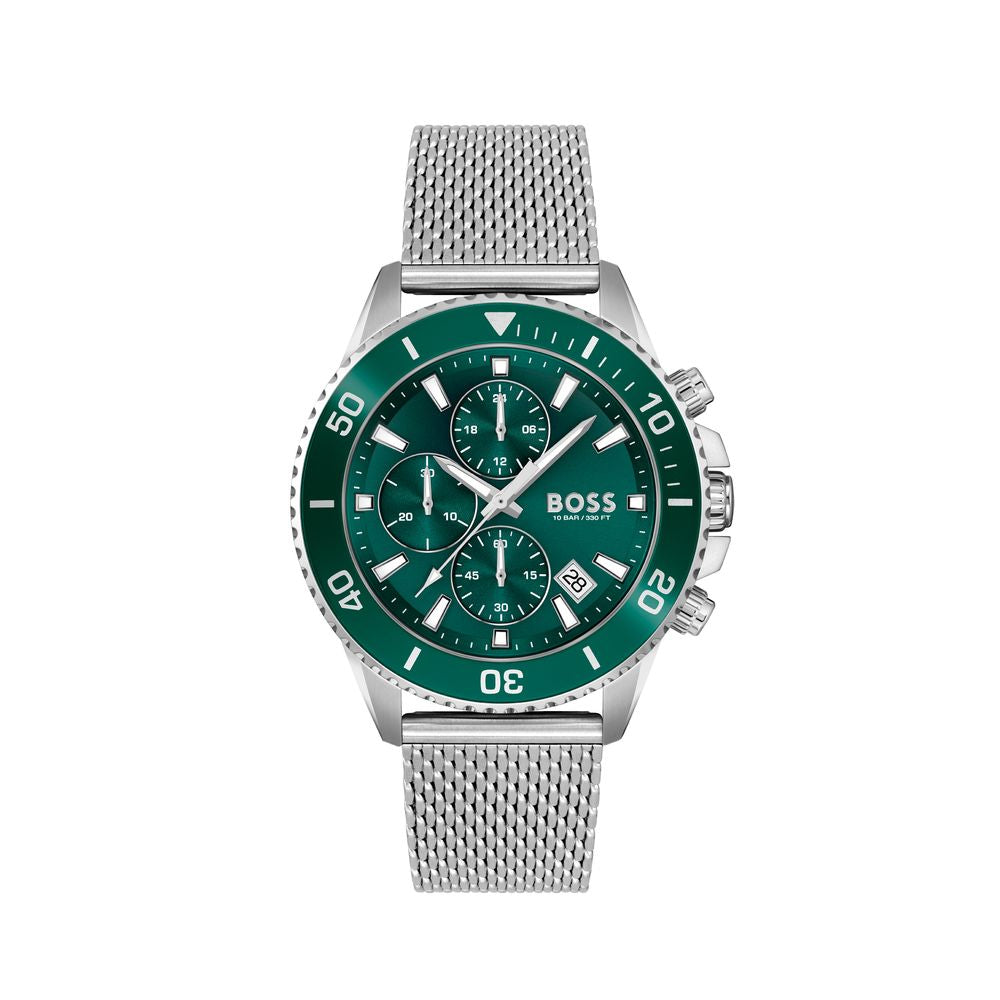 Gray Stainless Steel Dress Watch - ventzia