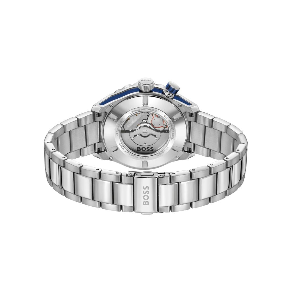 Gray Stainless Steel Dress Watch - ventzia