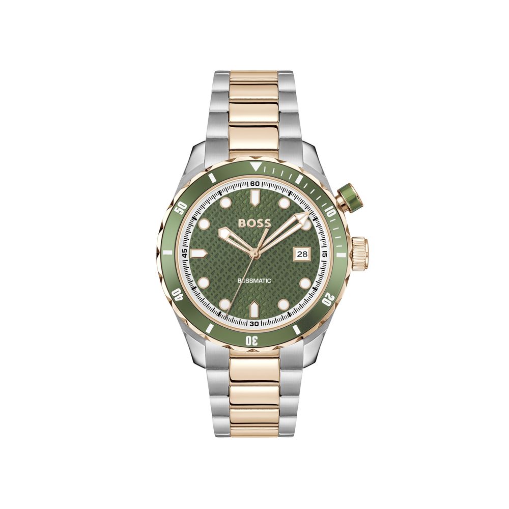 Gray Stainless Steel Dress Watch - ventzia