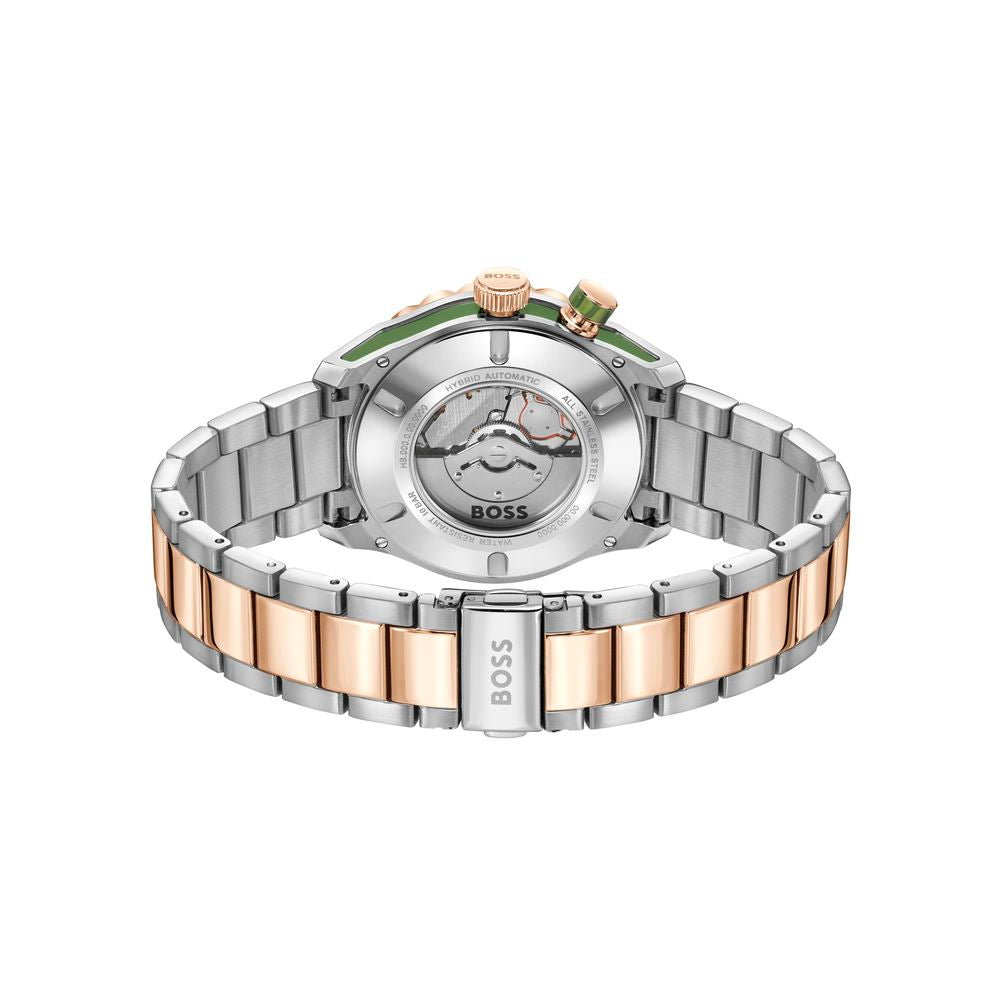 Gray Stainless Steel Dress Watch - ventzia
