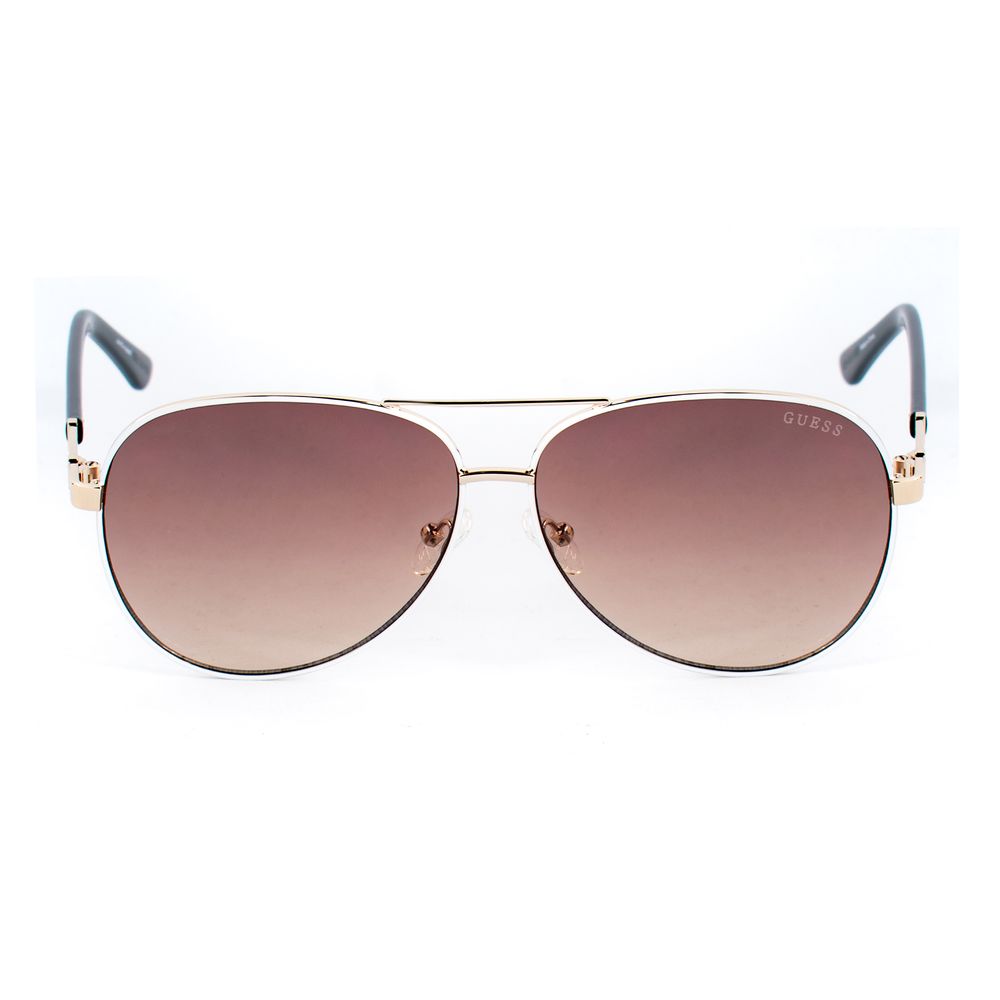 White Metal Sunglasses - ventzia