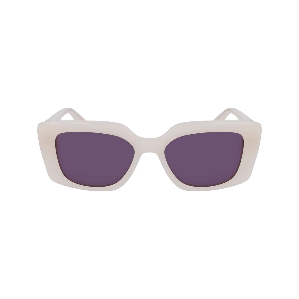 Beige Acetate Sunglasses - ventzia