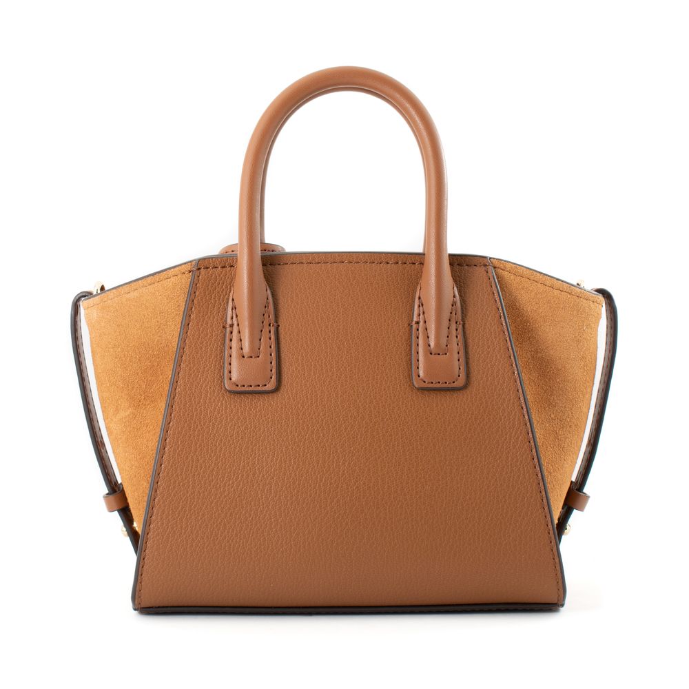 Brown Leather Handbag - ventzia