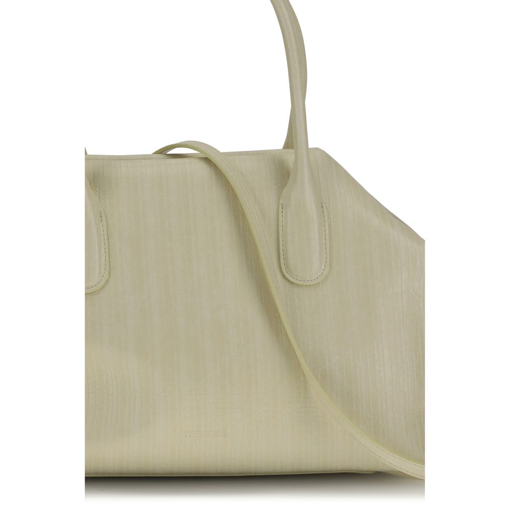 Beige Polyethylene Shoulder Bag - ventzia