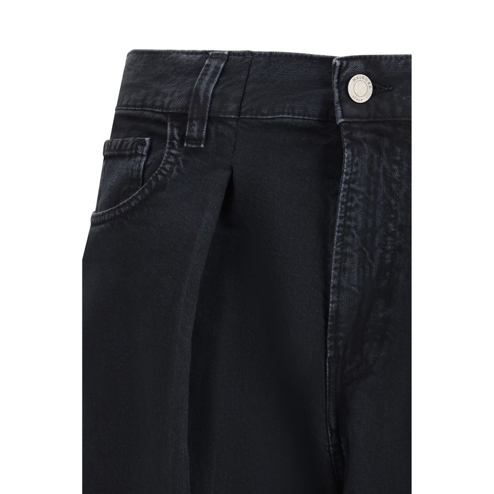 Black Cotton Jeans Denim - ventzia