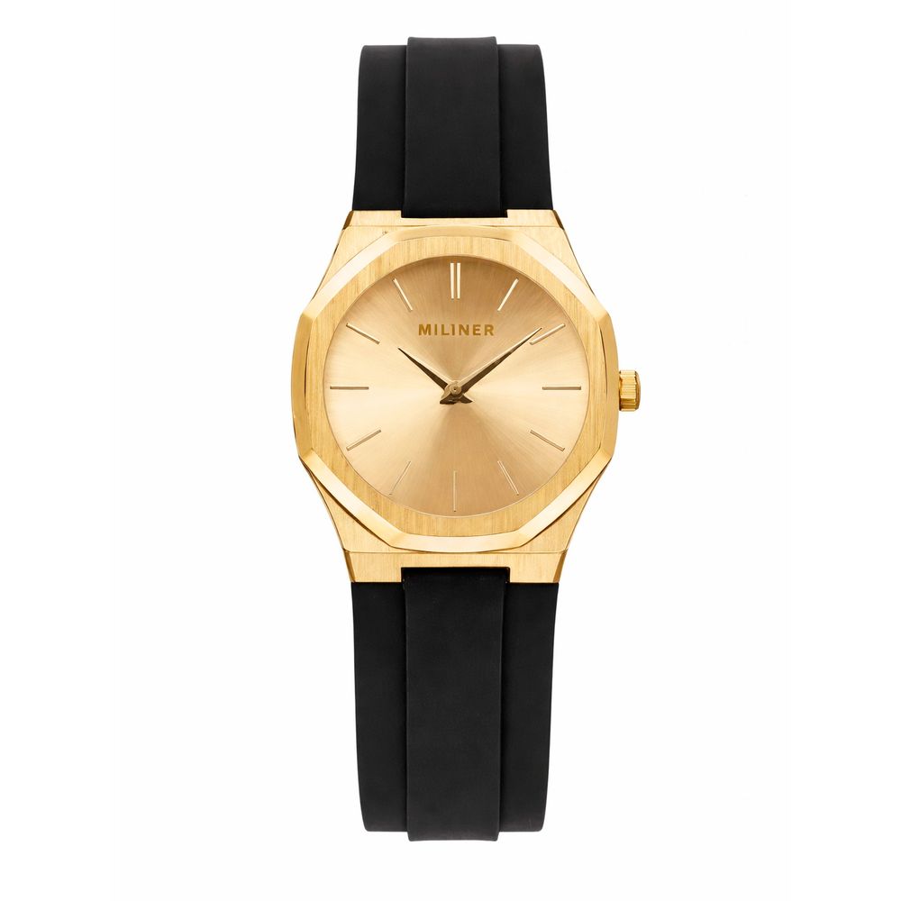 Black Synthetic Sport Watch - ventzia