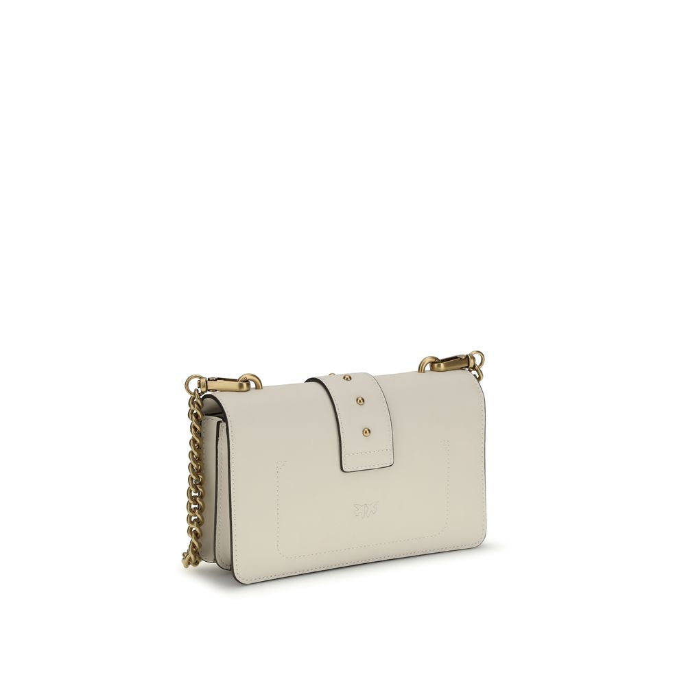 Beige Calf Leather Bos Taurus Shoulder Bag - ventzia