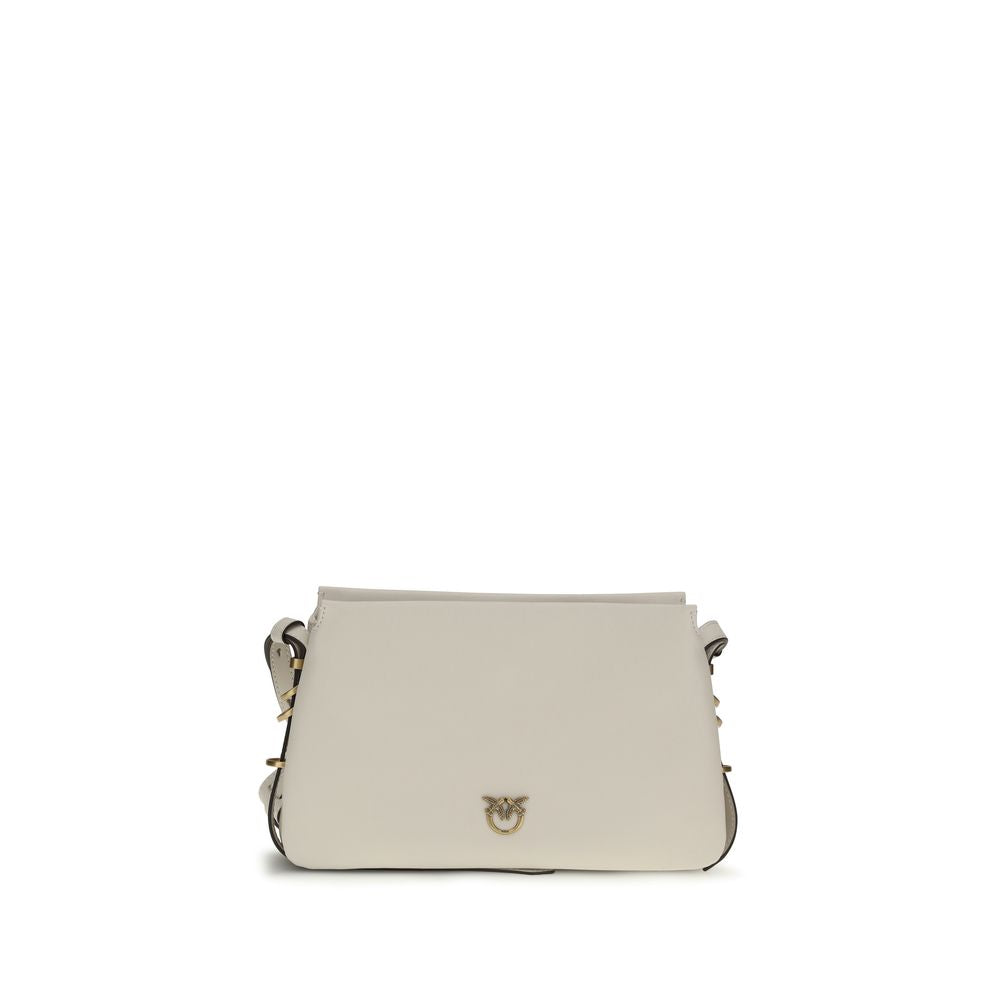 White Calf Leather Bos Taurus Shoulder Bag - ventzia