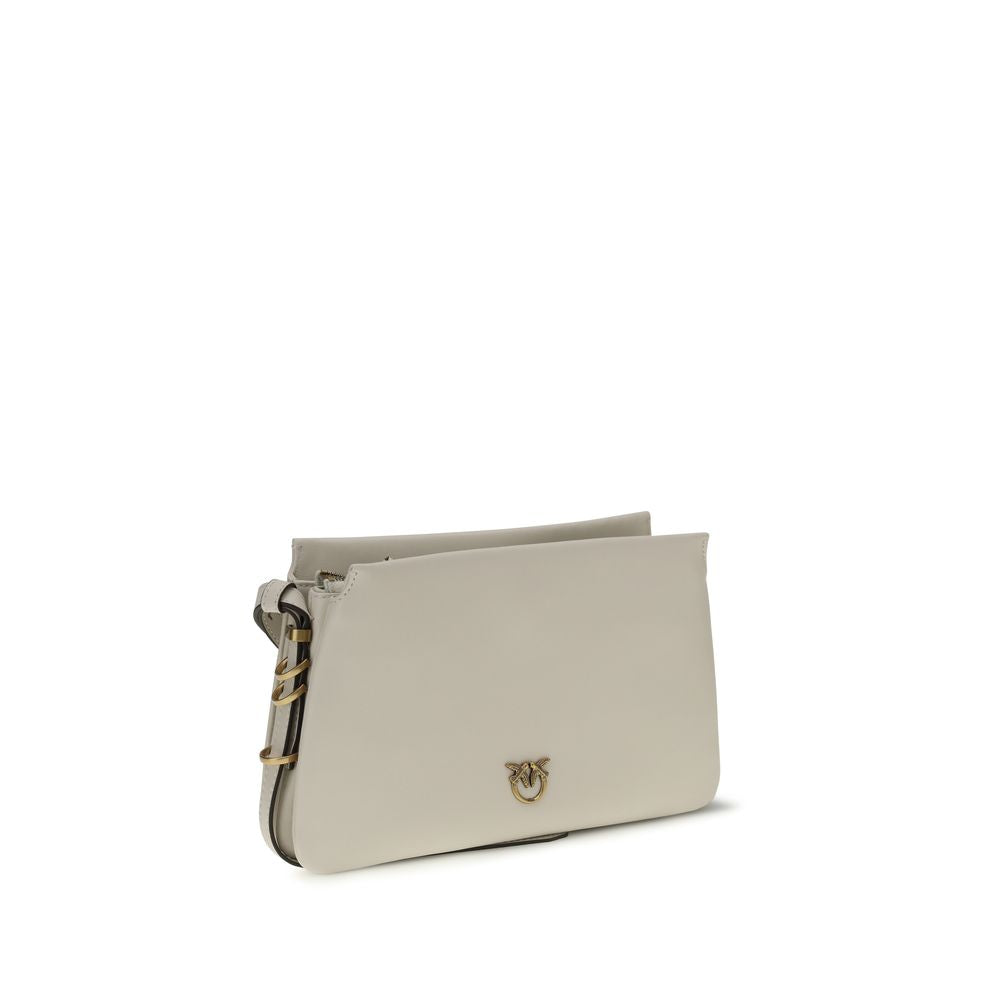 White Calf Leather Bos Taurus Shoulder Bag - ventzia