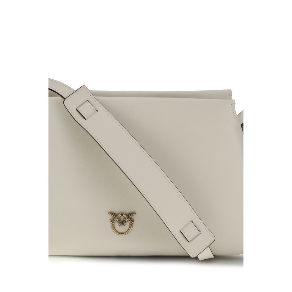 White Calf Leather Bos Taurus Shoulder Bag - ventzia