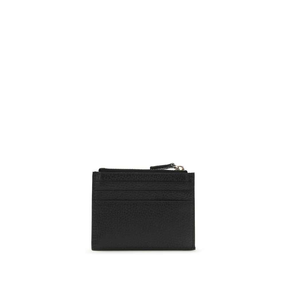 Black Calf Leather Bos Taurus Wallet - ventzia
