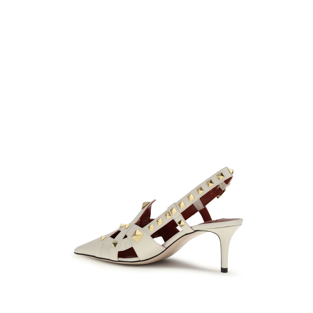 Beige Goatskin High Heel Pumps - ventzia