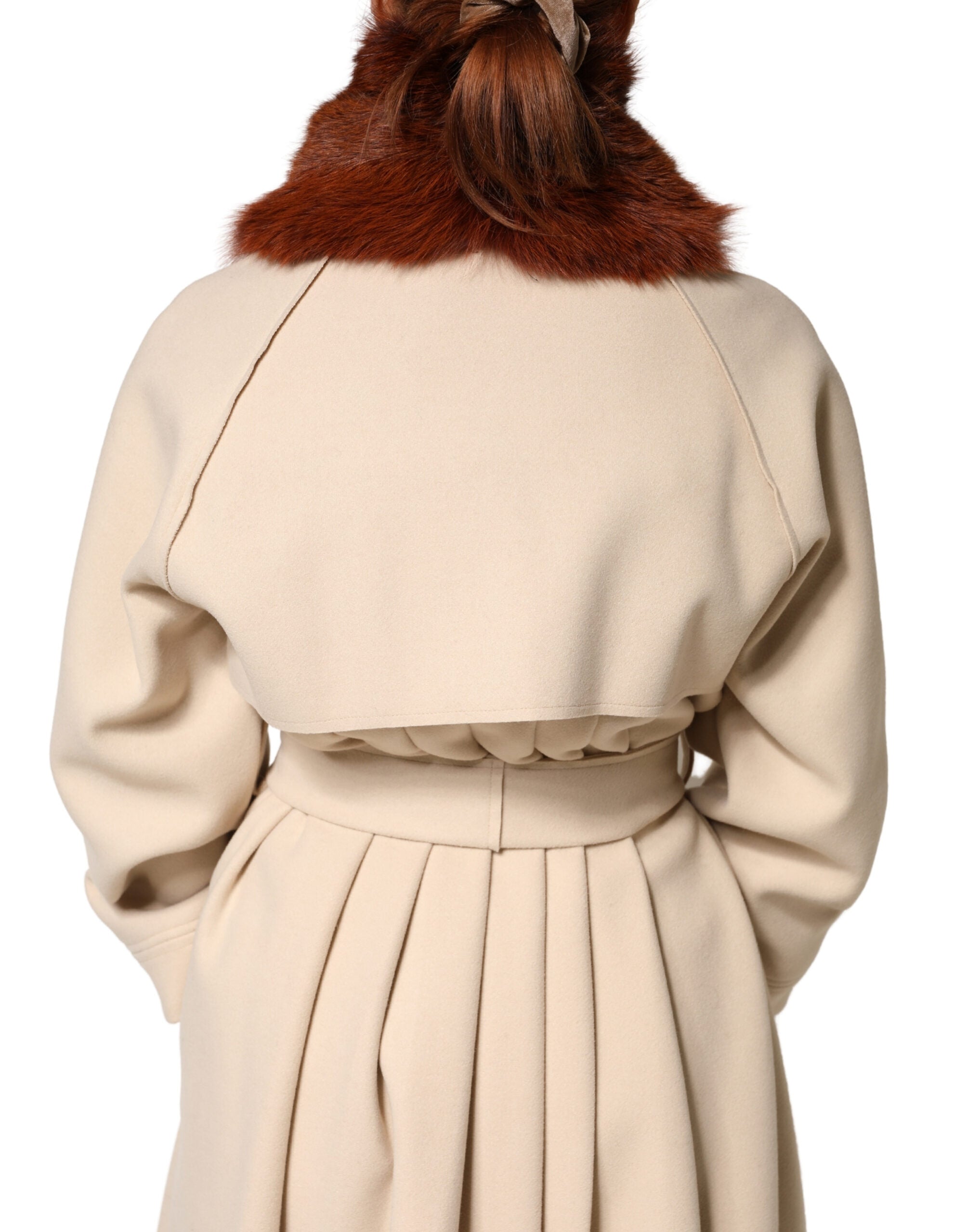 Brown Mink Fur Collar Women Neck Wrap 60cm x 14cm  Scarf - ventzia