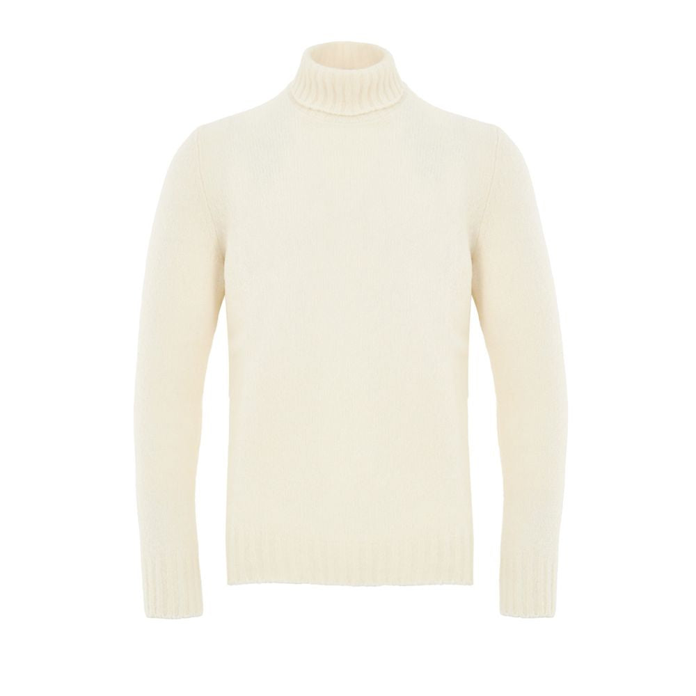 White Wool Turtleneck - ventzia