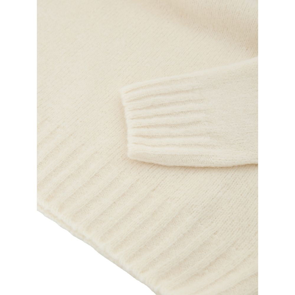 White Wool Turtleneck - ventzia