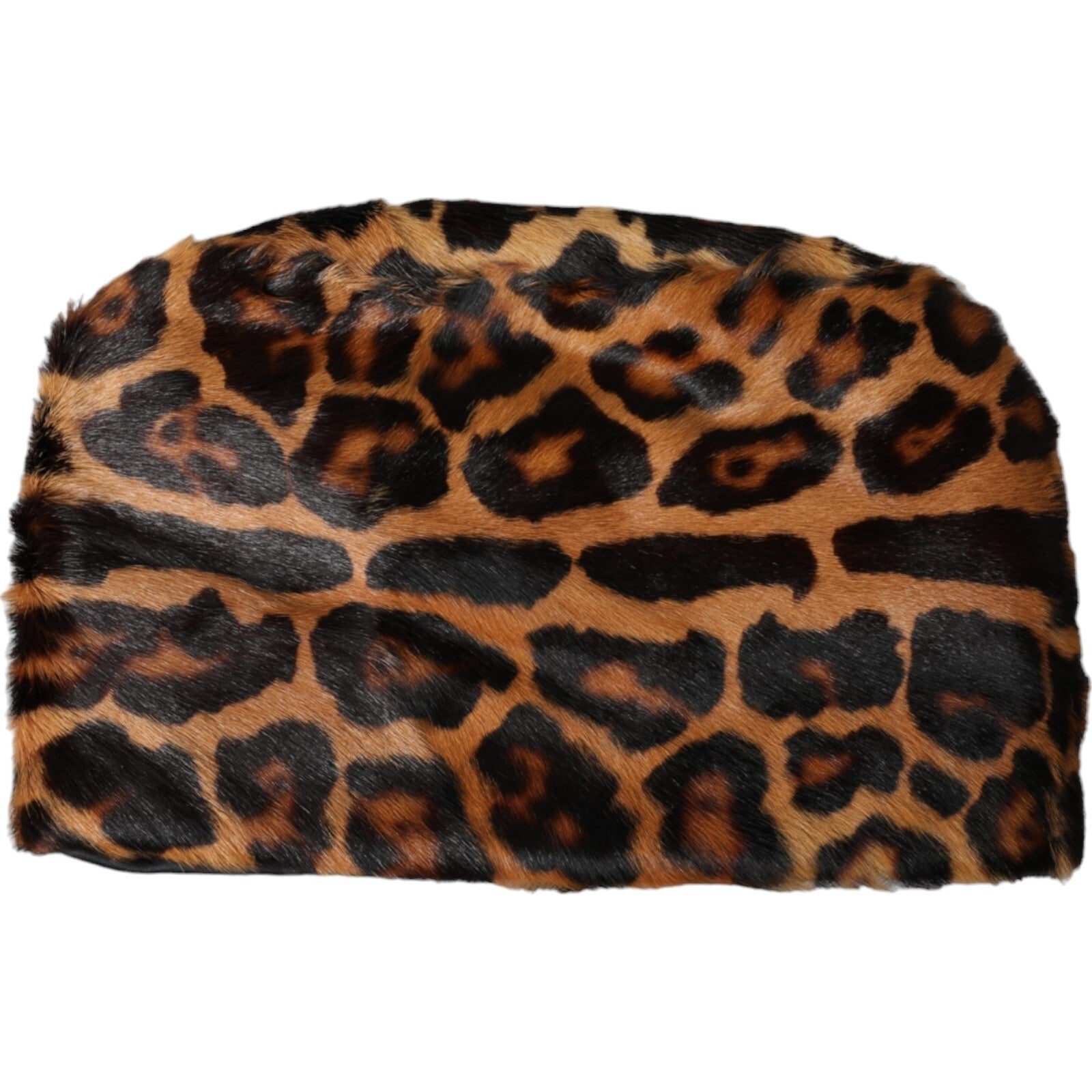Brown Leopard Fur Women Bucket Capello Hat - ventzia