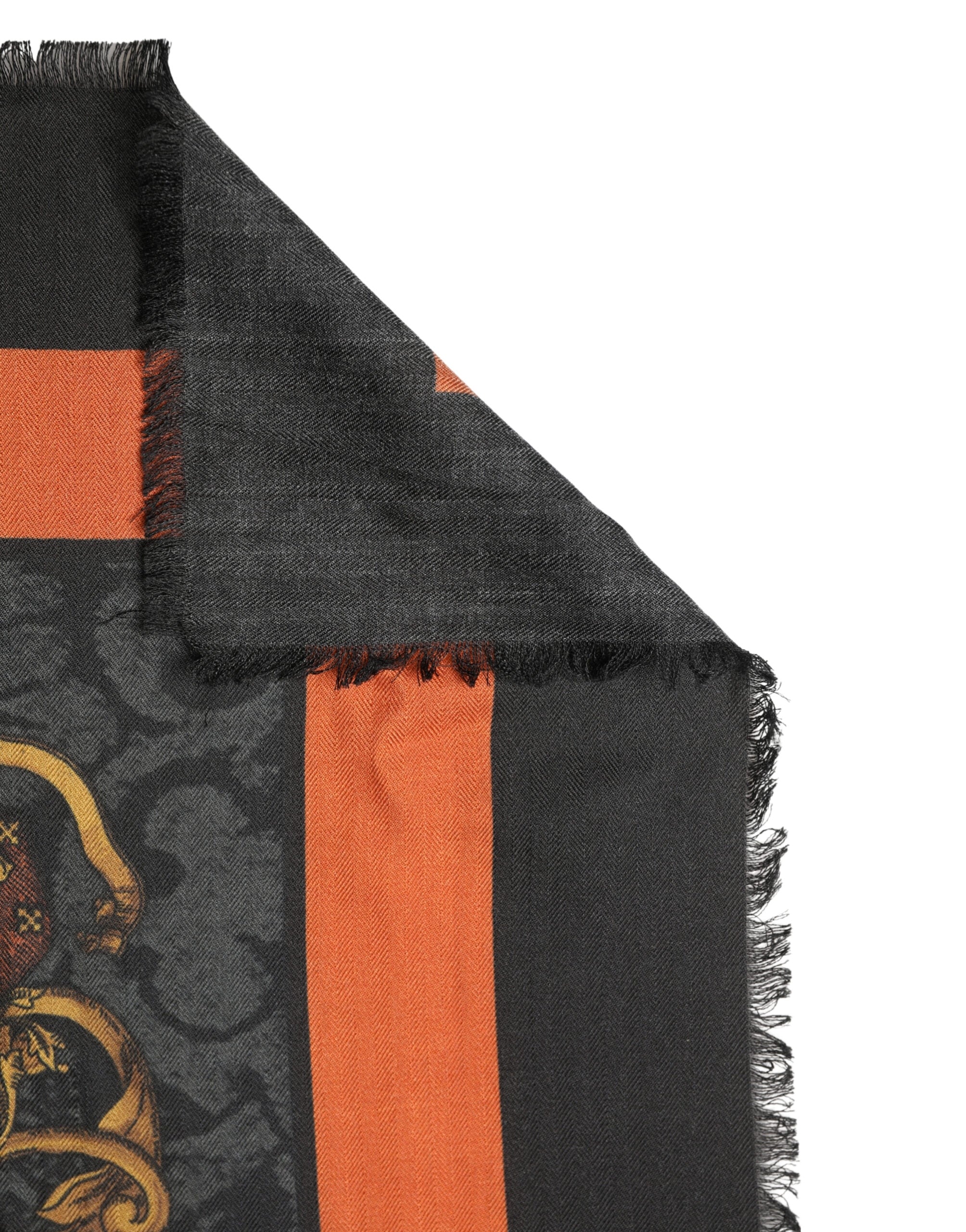 Multicolor Crest Print Cashmere 272cm x 132cm Men Scarf - ventzia
