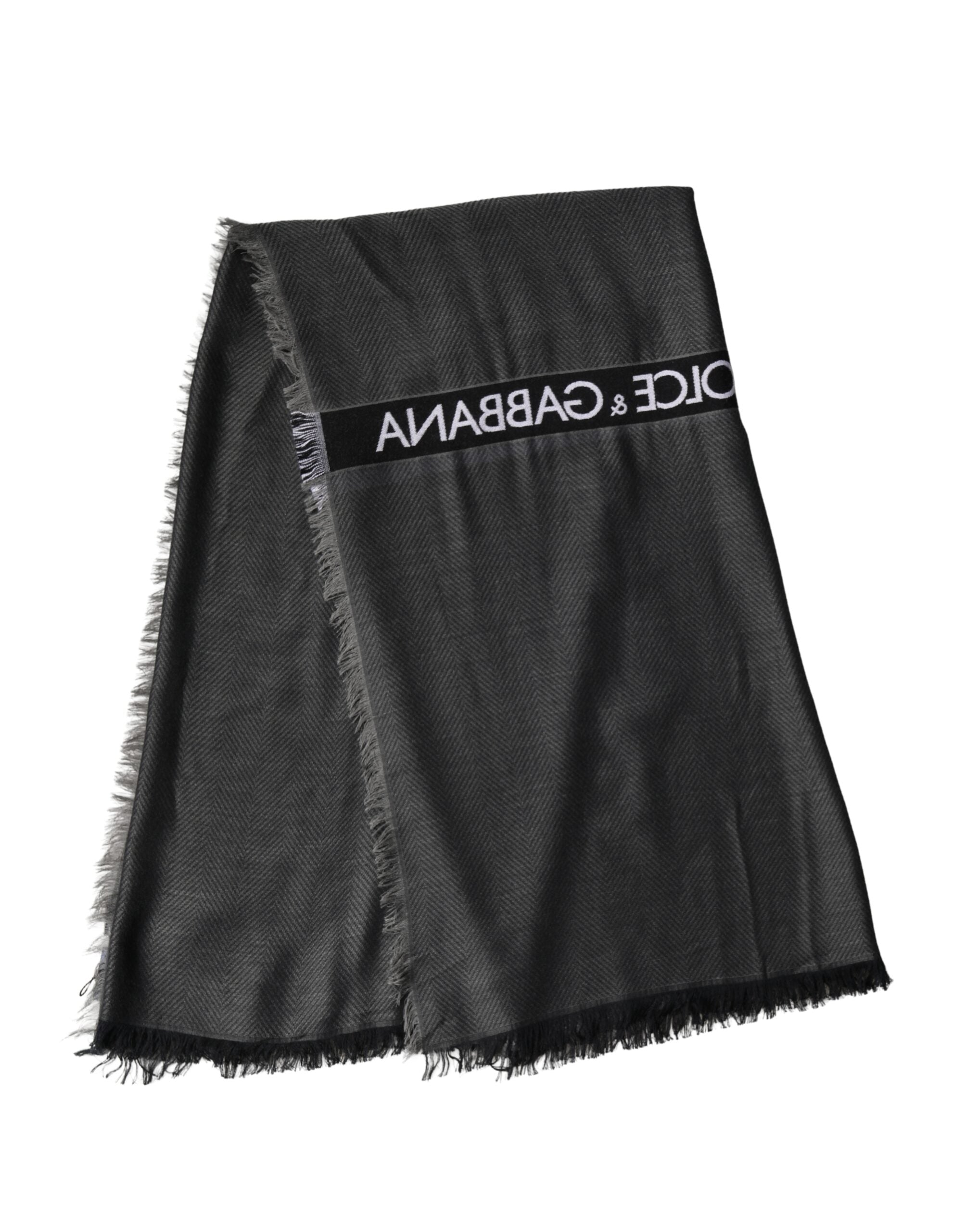 Black Modal Warmer Shawl Fringes 140cm x 134cm Men Scarf - ventzia