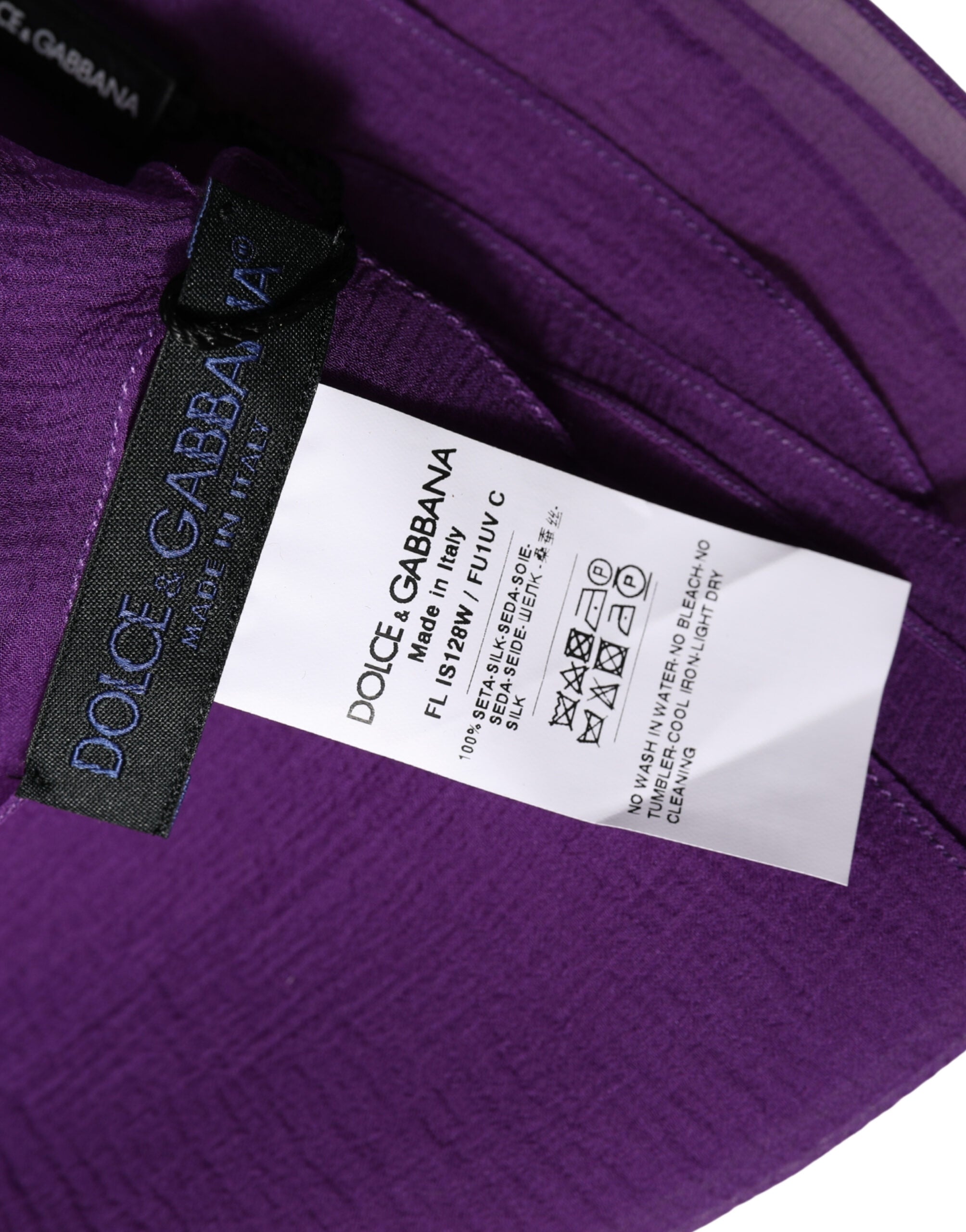 Purple Silk Neck Wrap Shawl Stole 200cm x 134cm Scarf - ventzia
