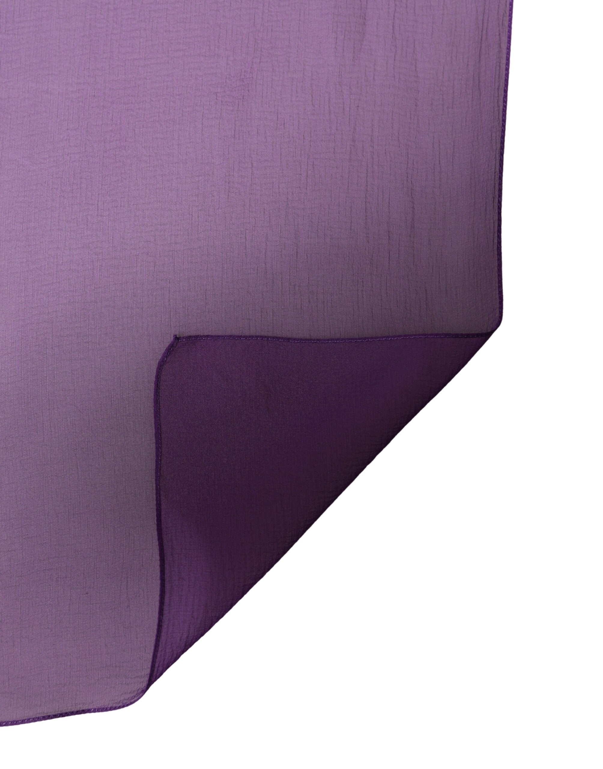 Purple Silk Neck Wrap Shawl Stole 200cm x 134cm Scarf - ventzia