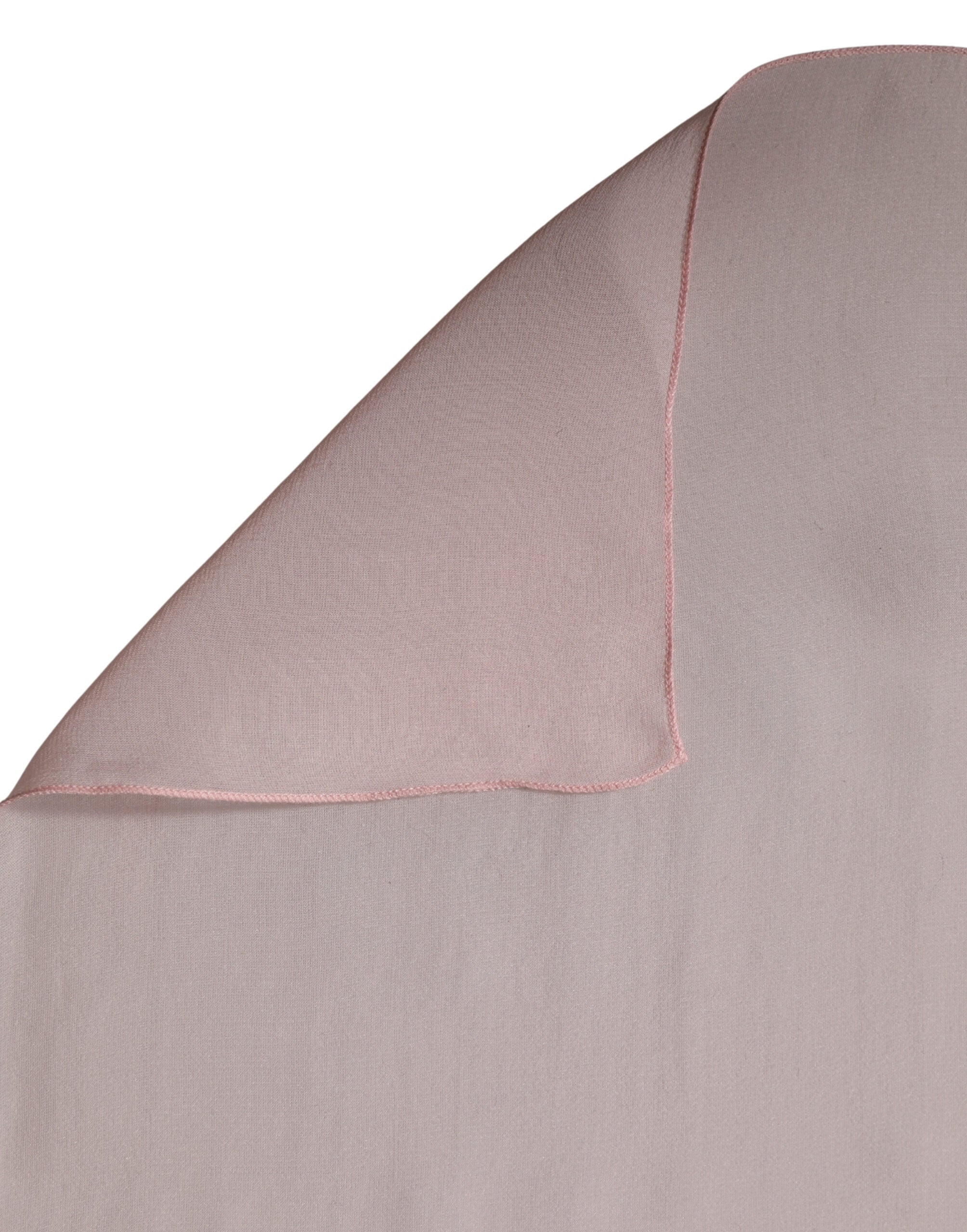 Light Pink Silk Neck Wrap Shawl Stole 272cm x 120cm Scarf - ventzia