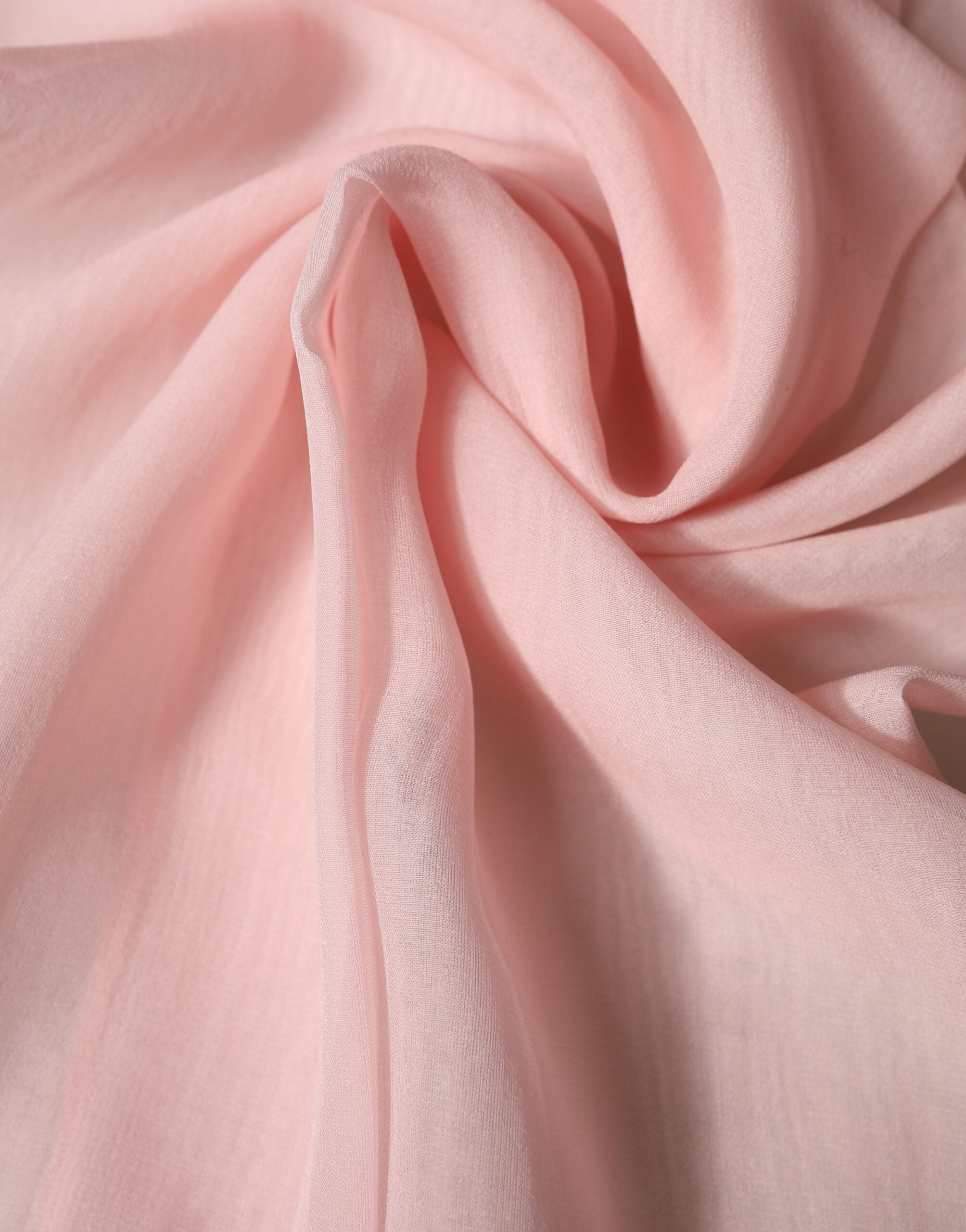 Light Pink Silk Neck Wrap Shawl Stole 272cm x 120cm Scarf - ventzia