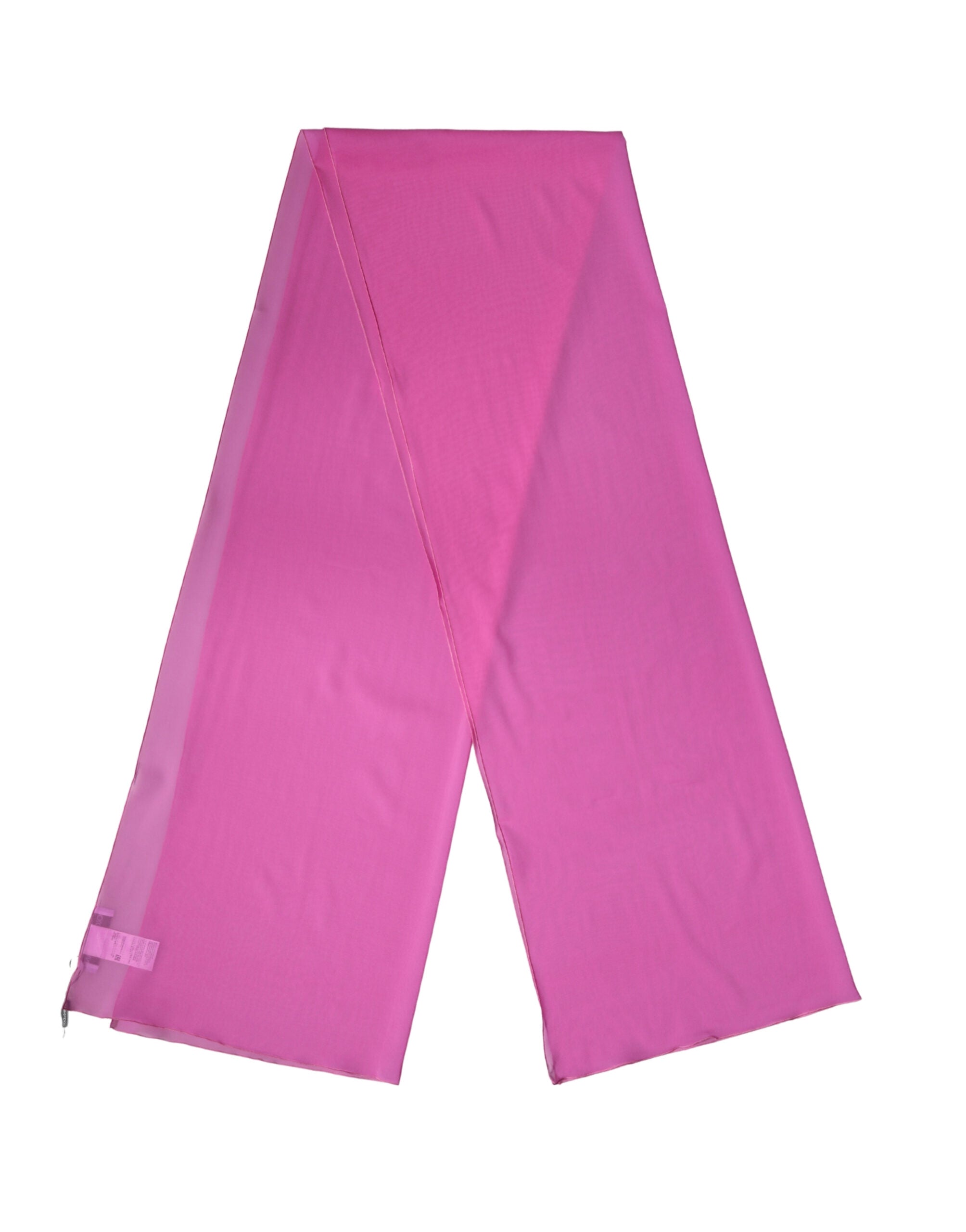 Pink Silk Neck Wrap Shawl Women Stole 200cm x 64cm Scarf - ventzia