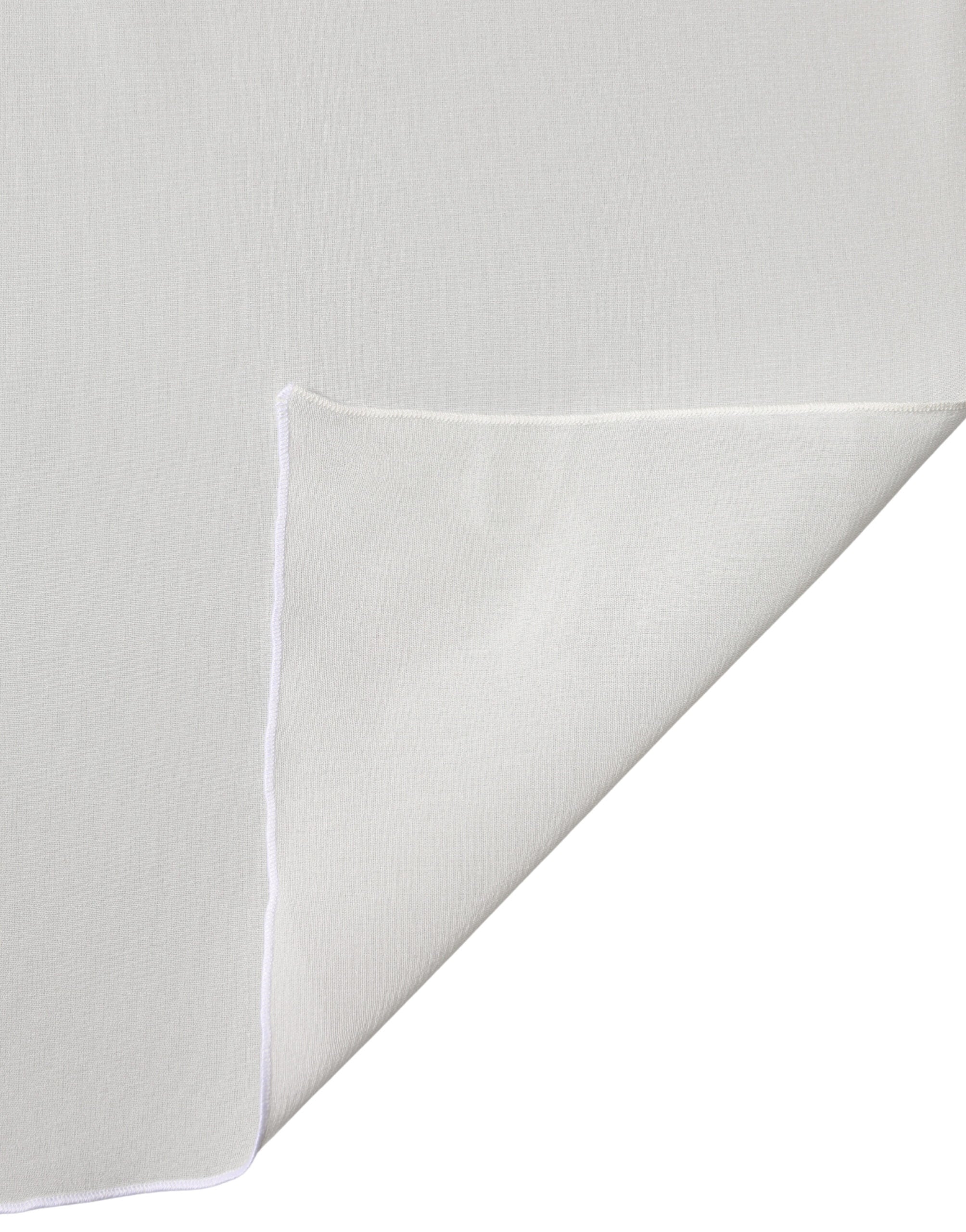 Off White Silk Neck Wrap Shawl Stole 200cm x 64cm Scarf - ventzia