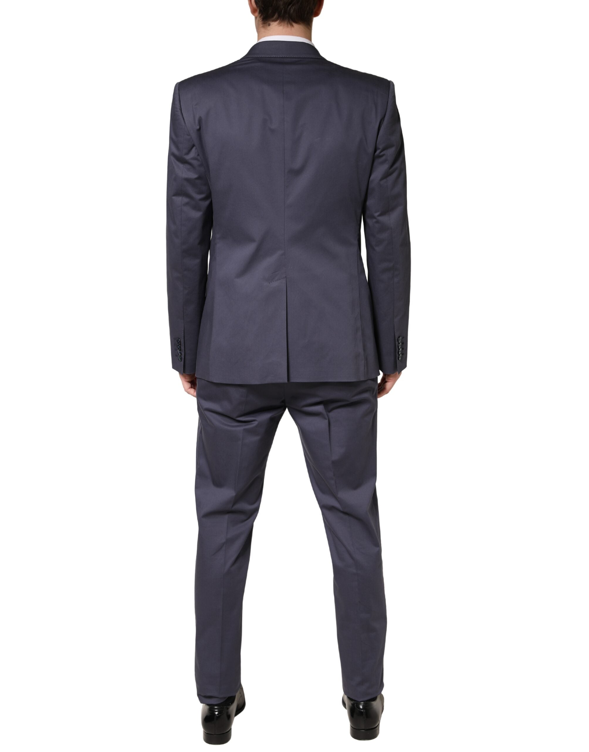 Blue Single Breasted MARTINI 2 Piece Suit - ventzia