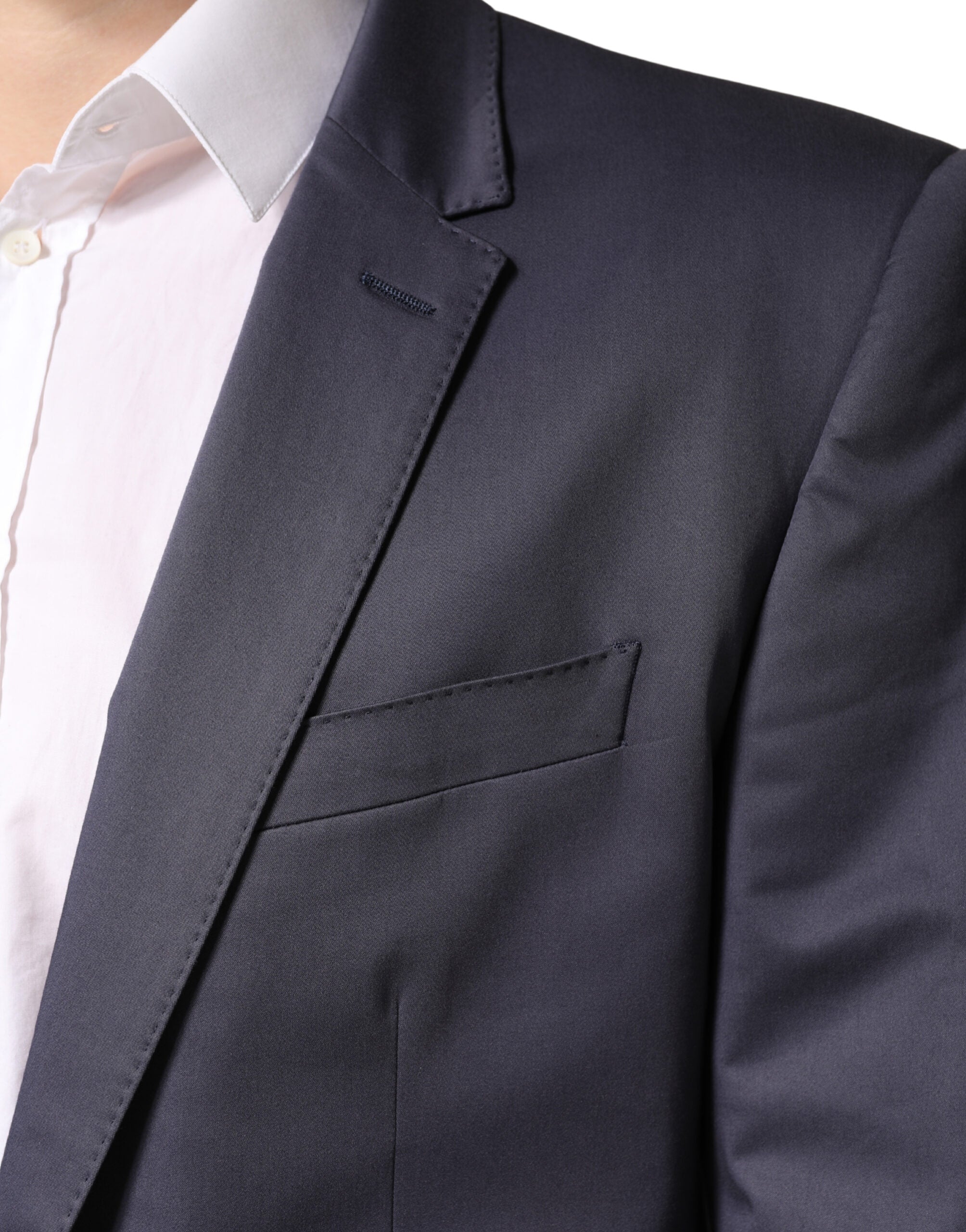 Blue Single Breasted MARTINI 2 Piece Suit - ventzia