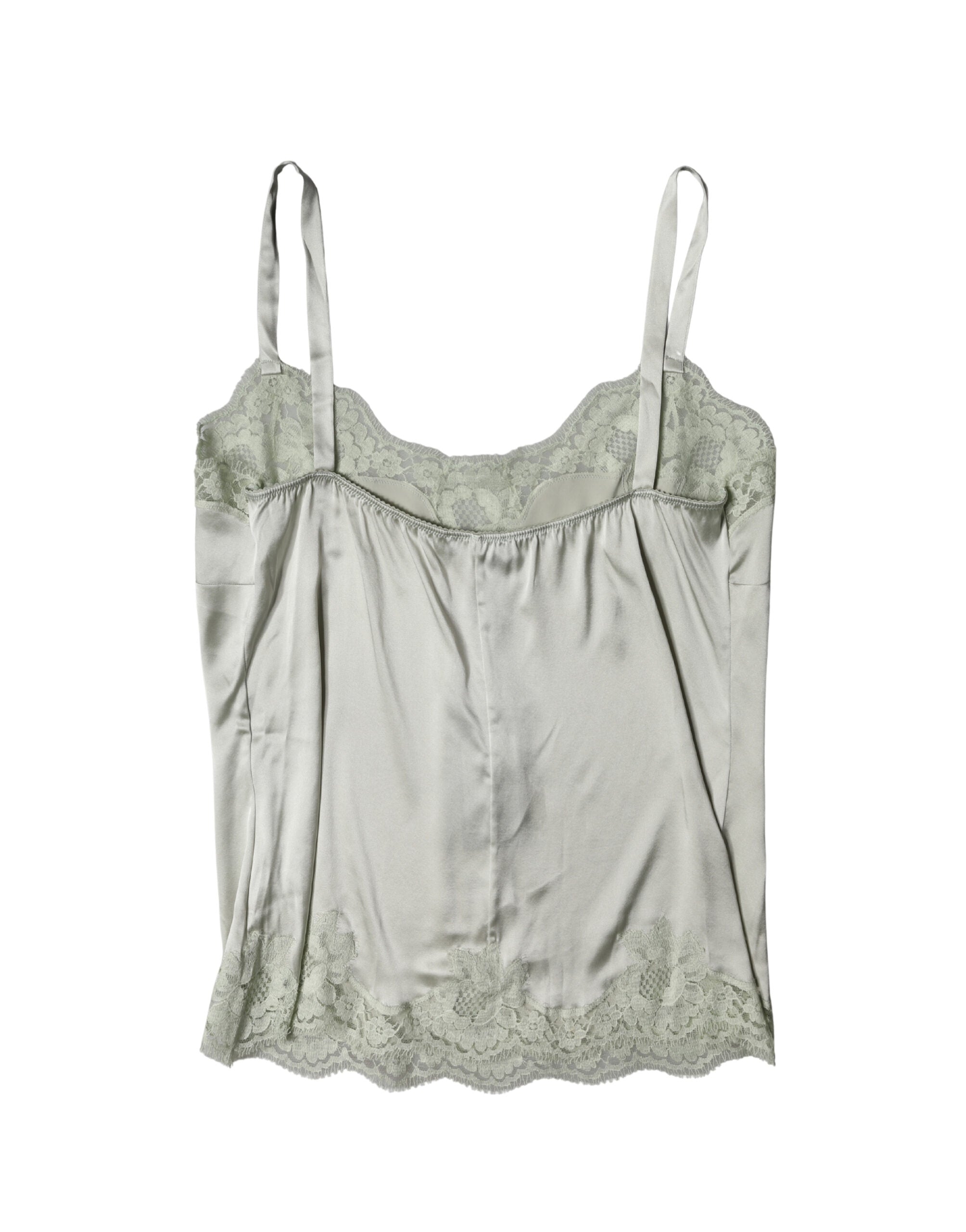 Light Green Floral Lace Lingerie Top Underwear - ventzia